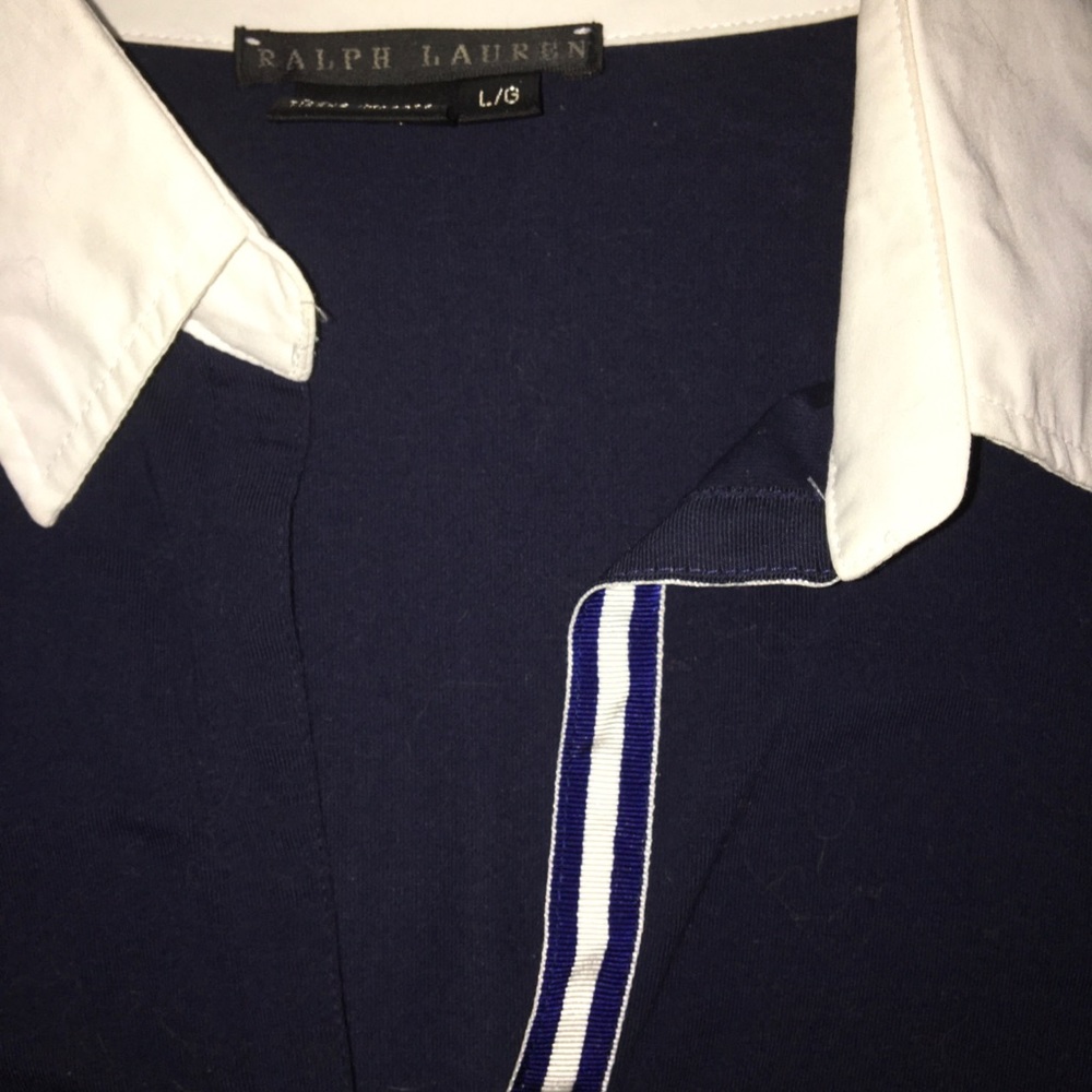 Cute Ralph Lauren navy and white top! - Picture 12 of 15